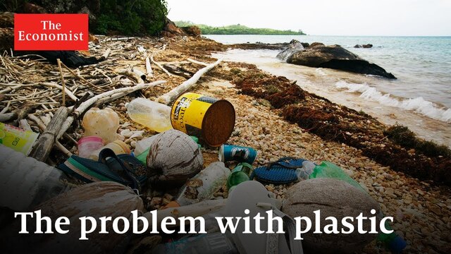 The Economist: Plastic Pollution poster
