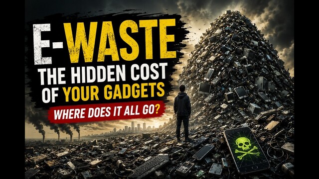 How Your Old Gadgets Impact the Environment | eWaste | The Planet Voice poster