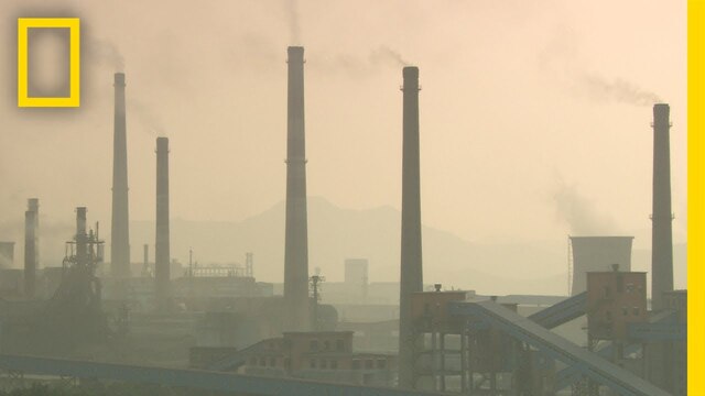 National Geographic: Air Pollution poster